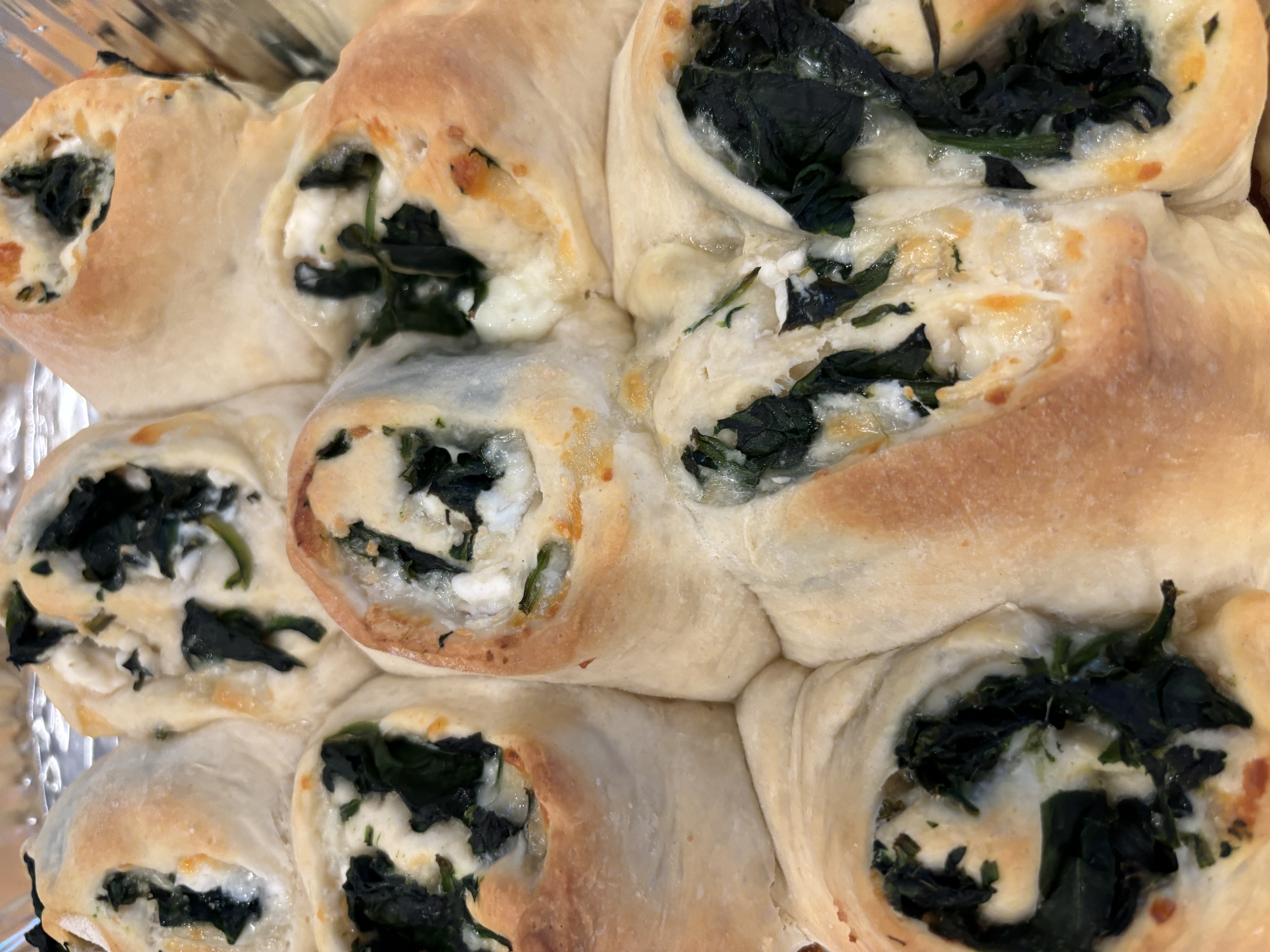 Homemade Spinach Rolls